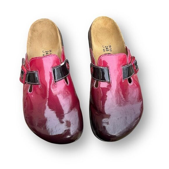 Betula by Birkenstock Pink Ombre Clogs Unisex Size 7 EU 38 Casual Shoes - Picture 12 of 16